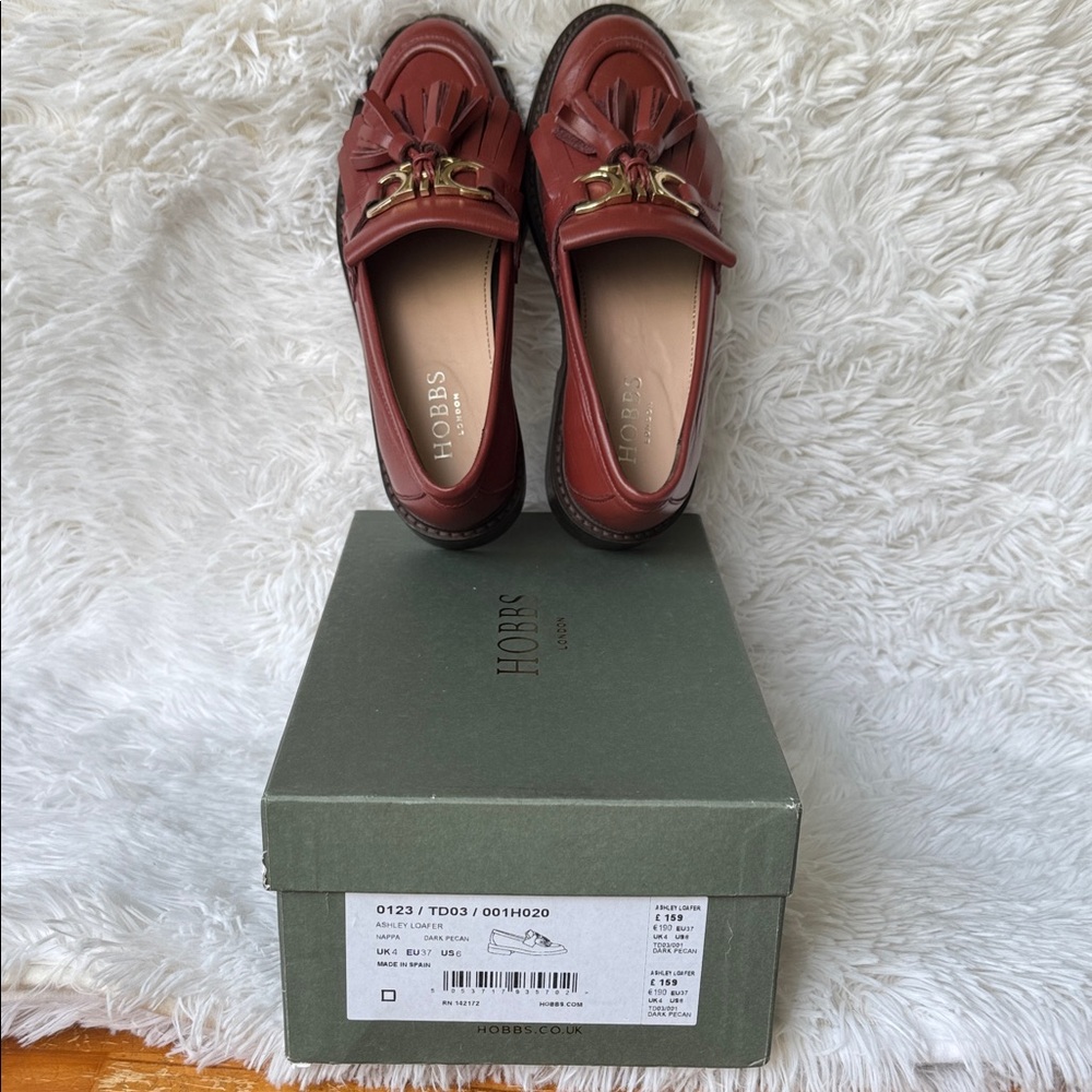 Women's Brown Leather Loafers